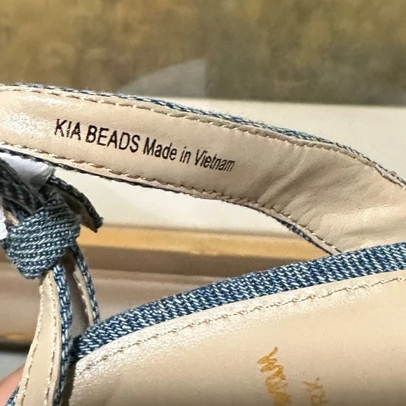 🌸 SAM EDELMAN 🌸 Kia Beads Size: 7 - Picture 12 of 13